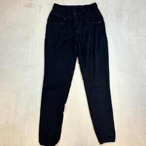 Wallflower The Sassy High Rise Black pants elastic waistband size 7 sku126-LRS